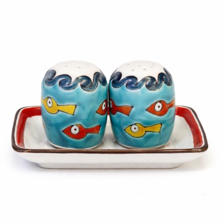 Salt and pepper shakers Gadir Ceramiche De Simone Salt and pepper shakers Gadir Ceramiche De Simone